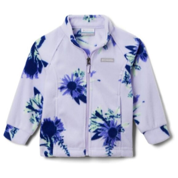 Columbia Girls' Castle Dale™ Printed Full Zip Fleece Jacket NWOT - Picture 1 of 4